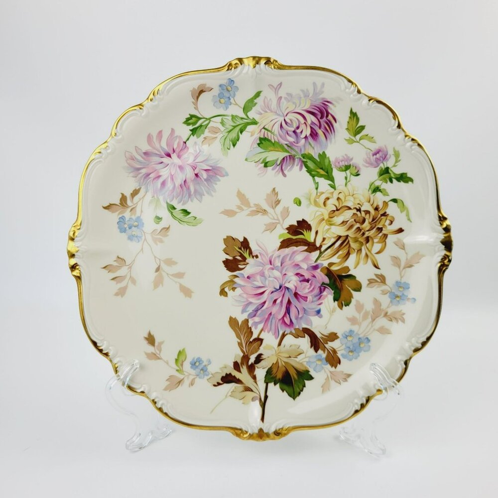 Rosenthal Daphne Pompadour Chrysantheme Serving Platter 13", Vintage c.1961-63 G